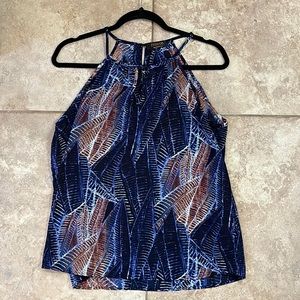 Beautiful and Soft Sleeveless Blouse with a Gorgeous Ethnic pattern